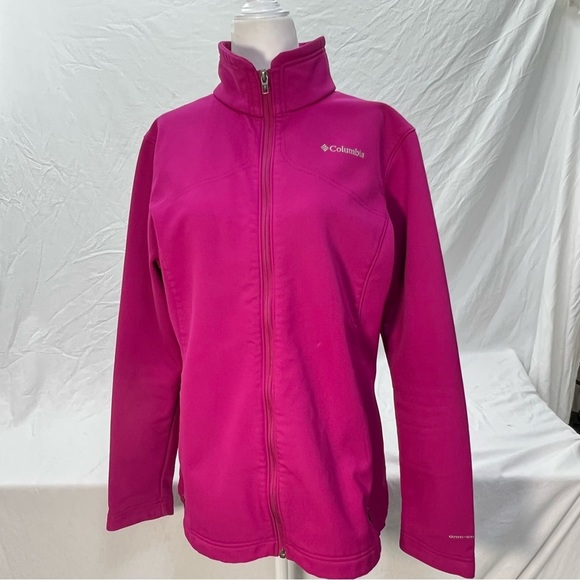Magenta Columbia Omni-Shield Non-hooded Jacket - Picture 2 of 16